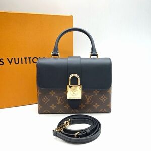 Louis Vuitton Locky BB Black and Brown Monogram Handbag